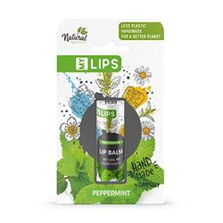 Accenta Handgjort läppbalsam MY LIPS i papperstub inkl presentask, Naturligt från accentra, Naturliga ingredienser med mandelolja, utan plast, Pepparmyntsdoft