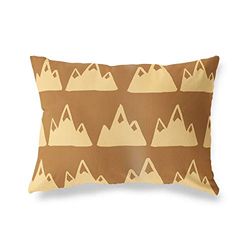BonaMaison Bruine Tinten Decoratieve Kussensloop, Kussenhoezen Bank, Decoratieve Kussenhoesjes, Kussensloop; Sofa, Slaapkamer, Kantoor, Auto 35x50 Cm - Ontworpen en vervaardigd in Turkije