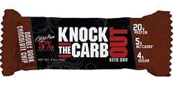 5% Nutrition - Rich Piana Knock The Carb Out Bar, Double Dark Chocolate Chip, 10-Count,Box of 10 78g Bars