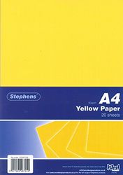 Stephens 20 ark 80 gsm papper – gul