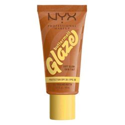 NYX Professional Makeup Buttermelt Glaze Tint, SPF30 Foundation upp till 12 timmars hållbarhet, Praline Butta