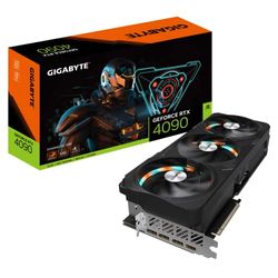 GIGABYTE GeForce RTX 4090 GAMING OC 24GB Graphics Card - 24GB GDDR6X, PCI-E 4.0, Core 2535Mhz, RGB fusion, Anti-sag bracket, Metal back plate, DP 1.4, HDMI 2.1a, NVIDIA DLSS 3, GV-N4090GAMING OC-24GD