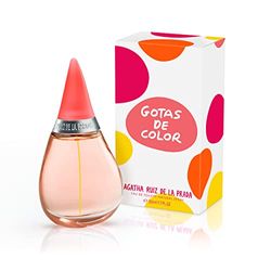 Agatha Ruiz de la Prada Perfumes – Gotas de Color, Eau de Toilette för kvinnor – långvarig – lekfull, modern och ung doft – fruktiga och blommiga toner – perfekt för dagen – 50 ml