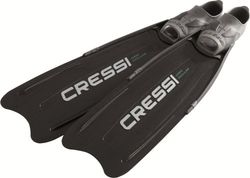 Cressi Gara Pinne Lunghe per Apnea/Immersioni Alte Prestazioni, Nero (Modular Nero), 38/39