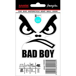 Avisa 1/02469 klistermärke Bad Boy-7,5 x 8,5 cm – svart, röd