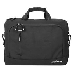 Manhattan Helsinki Sustainable Notebook Bag 14.1 Inches Black, black, 14,1 Zoll