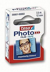 Tesa PhotoFilm - Cinta adhesiva (12 mm x 7.5 m), transparente