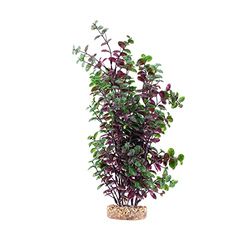 Fluval Aqualife röd bacopa växt, plast akvarium växt dekoration 35,5 cm