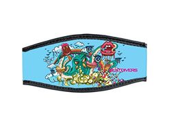 Best Divers IN/Pop-DV, neopreen masker, dubbele klittenband, popart