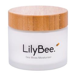 LilyBee - SeaMoss Moisturiser, 174g - 100% pure and natural ingredients - Suitable for all skin types - Marine Botanical and Anti Oxidants for Detox