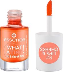 Essence Cosmetics What a Tint Tinta Labbra e Guance, Lunga Durata, Risultato Istantaneo, Naturale, 4.9 ml