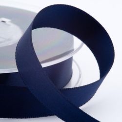 Italian Options Satin Ribbon, 3mm Wide x 50 Metre Roll, Navy