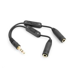 SYSTEM-S 48470836 Auriculares estéreo cavilha macia (3, 5 mm) com volume discreto