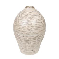 Romimex Florero Beige Terracota 19 x 28 x 19 cm