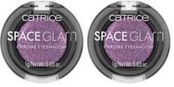 Catrice Space Glam Chrome Eyeshadow N°020 - Multicolore - Longue durée - Très pigmenté - Végétalien - Sans particules de microplastiques - Sans nanoparticules - Sans parfum - 2 paquet (1 g)