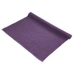 Komfortec Tappetino da bagno in spugna, lavabile, 900 g/m² e 100% cotone, assorbente e ad asciugatura rapida, 70 x 90 cm, viola