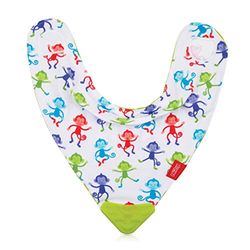 Nûby Bavoir bandana avec bord de dentition Vert 3 m