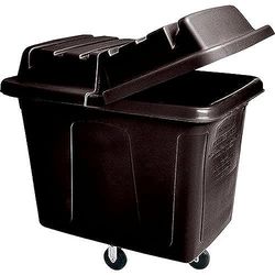 Rubbermaid Commercial Products Coperchio per Carrello Cubico 4612 e Carrello ad Alte Prestazioni 4712, Nero