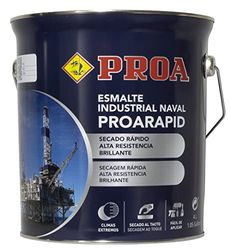 ESMALTE NAVAL E INDUSTRIAL PROARAPID. Azul Oscuro RAL 5003. 4 L. BRILLANTE. Esmalte de secado rápido y gran dureza. PROA