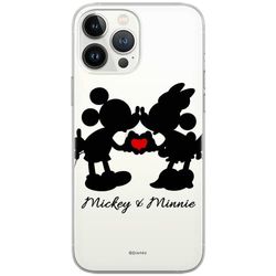 ERT GROUP mobiltelefonfodral för Samsung S21 PLUS originalt och officiellt licensierat Disney mönster Mickey & Minnie 003 optimalt anpassad till formen på mobiltelefonen, gedeeltelijk transparant