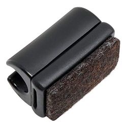Adsamm SF-F-C-BL-11-32 SF-F-C-BL-11 32 x clamp Shell Gliders with Felt, Black, Ø 9-10 mm