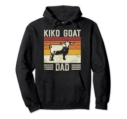 Migliori Capra Papà Uomini - Vintage Kiko Goat Felpa con Cappuccio
