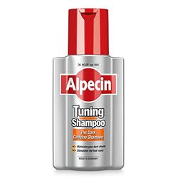 Alpecin Tuning Shampoo 200ml | Preserves Natural Hair Colour and Supports Natural Hair Growth | Dark Caffeine Shampoo to Cover Early Grey Hairs | Hair Care for Men Made in Germany