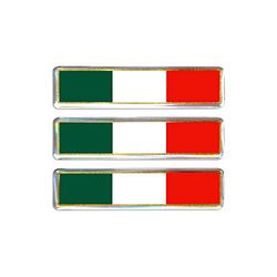 Quattroerre 3D Stickers 483 - Autocolantes com a bandeira italiana