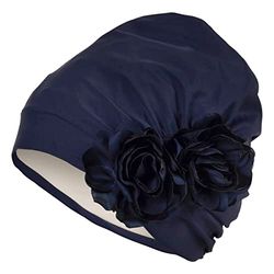 Fashy badmössa med blomapplikation, 3451