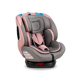 MoMi TORDI Autostoel voor kinderen van 0 tot 12 jaar (groep 0+, 1, 2, 3, lichaamsgewicht 3 tot 36 kg), draaibaar, inbouw achteruit: tot 18 kg, vooruit: vanaf 18 kg, bevestiging met ISOFIX en Top-Ther