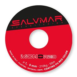 Salvimar Monored uniseks volwassenen, rood, diameter 1,00 mm x 50 m