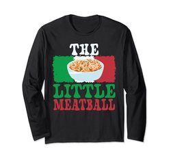 The Little Meatball - Corrispondenza 1° compleanno a tema italiano Maglia a Manica