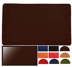 LucaHome Paillasson en Coco synthétique 40 x 70 cm Marron avec Base antidérapante Paillasson en Coco Lisse Paillasson Absorbant Entrée Maison Idéal pour Porte extérieure ou Couloir