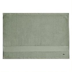 Lacoste, Tappetino da bagno Heritage in cotone Supima, 53,3 x 78,7 cm, colore: verde chiaro (Aloe)