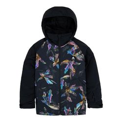 Burton Hart Giacca da Snowboard, True Black Crystals, 128 Bambine e Ragazze