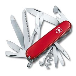 Victorinox Taschenmesser Ranger (21 Funktionen, Metallsäge, Holzmeissel, Schere, Holzsäge, Metallsäge, Klinge) rot