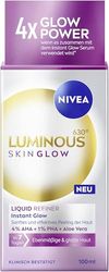 NIVEA LUMINOUS630 Skin Glow Liquid Refiner, esfoliante AHA delicato ed efficace per pelle uniforme e liscia, cura del viso con 4% AHA, 1% PHA e aloe vera (100 ml)