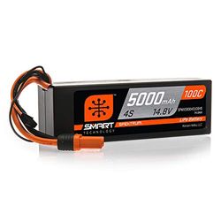 Spektrum 14,8 V 5000 mAh 4S 100C Smart Hard Hard LiPo: IC5, SPMX50004S100H5