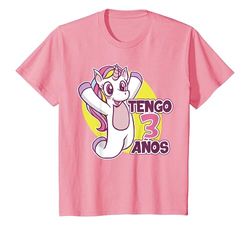 Niños Cumpleaños Unicornio Niña de 3 años Niño Tengo tres años Camiseta