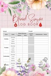 Blood Sugar LOG BOOK: :Weekly Glucose & Insulin Diary, for Type 1 and Type 2 Diabetes; 2 Years Tracker