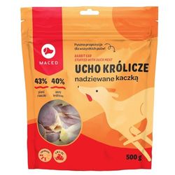 Maced Snack för hundar kanin anka 500 g