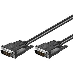 Goobay 33810 DVI-D Full HD-kabel Dual Link guldpläterad - DVI-D hane Dual-Link (24+1 stift) > DVI-D hane Dual-Link (24+1 stift)
