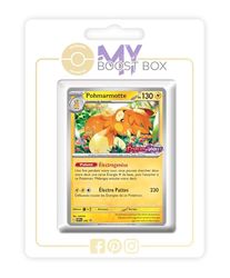Archéduc (Decidueye) 005/064 Reverse - Myboost X Écarlate et Violet 6.5 - Fable Nébuleuse Doos met 10 Franse Pokemon kaarten