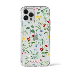 ERT GROUP mobiltelefonfodral för Iphone 12 PRO MAX originalt och officiellt licensierat Babaco mönster Flowers 042 optimalt anpassad till formen på mobiltelefonen, gedeeltelijk transparant