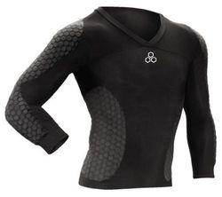 McDavid 7730 Exteme HexPad Maglia Uomo da Portiere, Nero, L