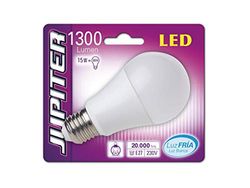 Jupiter LAMPARA LED Std 15W-1300LM E27 BL1 Fria, Nero, Standard