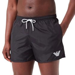 Emporio Armani Essential Eagle Logo Swim Boxer, Boxer Uomo, Nero (Black), 54