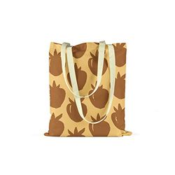 Bonamaison, Bolso De Mano Impreso, Bolso de la Compra Reutilizable, Bolso De Compras, Lavable a Máquina, Ecológico, Plegable, Bolso de Tela de Lona con Asas, 34X40 Cm - Diseñado y Fabricado en Turquía
