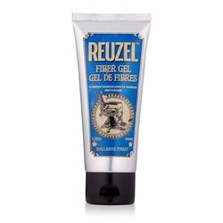 Reuzel Fiber Gel For Men - Alcohol Free Formula - Subtle, Sugary Rum Fragrance - Non Sticky And Flake Free - Adds Fullness And Structure To The Hair - Firm Holding Power - Easy To Wash Away - 3.38 Oz