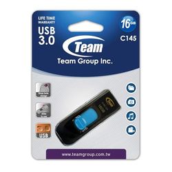 Team Group C145 USB 3.0 Flash Memory Drive - Geel